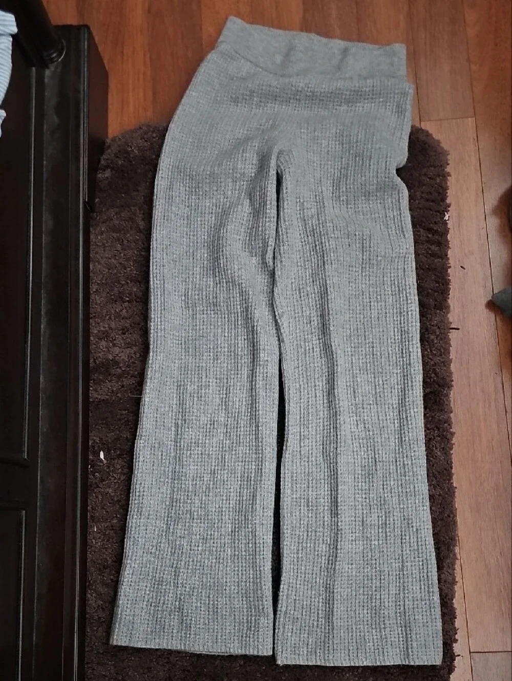 Alo Cashmere High-Waist Plush Waffle Pant